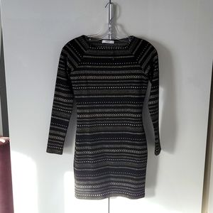 🎀NWOT Mango Dress with Gold Detail